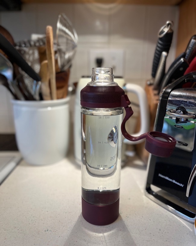 no plastic all glass water bottle blender bottle